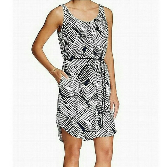 Trina Turk Dresses & Skirts - Trina Turk Subrina Navy Blue Rope Belt Dress Sz 4